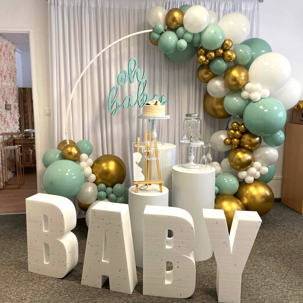 Nos idées de décoration ballons pour votre Baby Shower