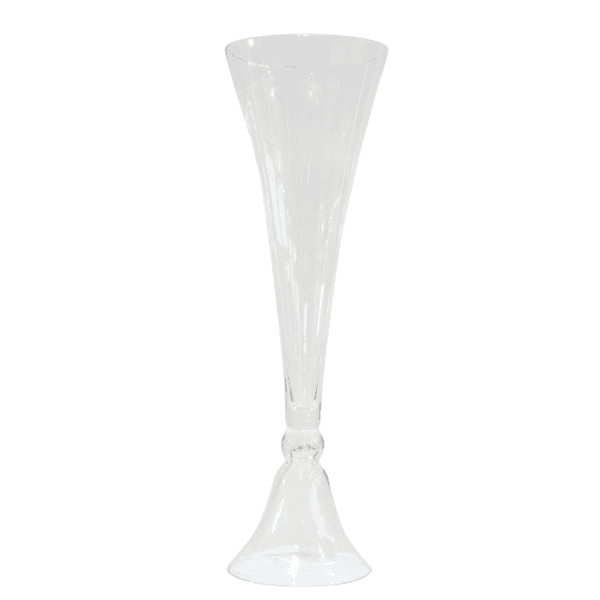 vase clarinette transparent 80 cm